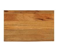 vidaXL Tablero de Mesa Borde Natural Madera Maciza Mango 40x20x2,5 cm