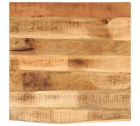 vidaXL Tablero de Mesa Borde Natural Madera Maciza Mango 40x40x3,8 cm, Superficie de Mesa, Tablero de Mesa de Madera, Tablero de reemplazo