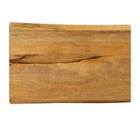 vidaXL Tablero de Mesa Borde Natural Madera Maciza Mango 60x40x2,5 cm