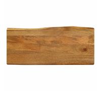 vidaXL Tablero de Mesa Borde Natural Madera Maciza Mango 80x40x3,8 cm