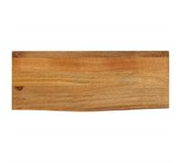 vidaXL Tablero de Mesa Borde Natural Madera Maciza Mango 90x30x3,8 cm