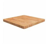 vidaXL Tablero de mesa cuadrado – Superficie escritorio/comedor, madera roble marrón claro