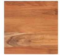 vidaXL Tablero de Mesa Cuadrado de Madera Maciza de Acacia 50x50x2,5 cm - Superficie para Mesa de Centro