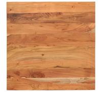 vidaXL Tablero de Mesa Cuadrado Madera Maciza de Acacia 80x80x3,8 cm, Superficie de Mesa, Tablero de Mesa de Madera, Tablero de Mesa de Centro