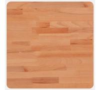 vidaXL Tablero de Mesa Cuadrado de Madera Maciza de Haya 40x40x1,5 cm
