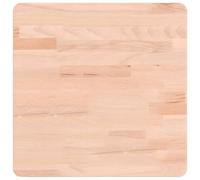vidaXL Tablero de Mesa Cuadrado de Madera Maciza de Haya 40x40x4 cm