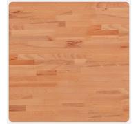 vidaXL Tablero de Mesa Cuadrado de Madera Maciza de Haya 60x60x2,5 cm