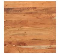 vidaXL Tablero de mesa cuadrado madera maciza de acacia 70x70x3,8 cm, superficie de mesa, tablero de mesa de madera, tablero de mesa de centro