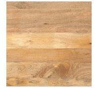 vidaXL Tablero de Mesa Cuadrado Madera Maciza de Mango 70x70x3,8 cm, Superficie de Mesa, Tablero de Mesa de Madera, Tablero de Mesa de Centro