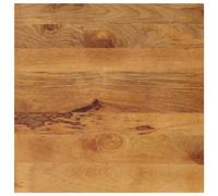 vidaXL Tablero de Mesa Cuadrado Madera Maciza de Mango 80x80x3,8 cm