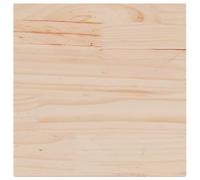 vidaXL Tablero de Mesa Cuadrado Madera Maciza de Pino 40x40x1,7 cm, Superficie de Mesa, Tablero de Mesa de Madera, Tablero de Mesa Auxiliar