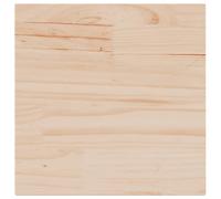 vidaXL Tablero de Mesa Cuadrado Madera Maciza de Pino 40x40x2,5 cm, Superficie de Mesa, Tablero de Mesa de Madera, Tablero de Mesa Auxiliar