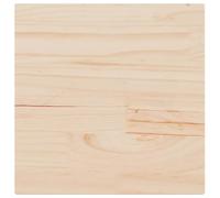 vidaXL Tablero de Mesa Cuadrado Madera Maciza de Pino 50x50x1,7 cm, Superficie de Mesa, Tablero de Mesa de Madera, Tablero de Mesa Auxiliar