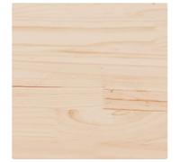 vidaXL Tablero de Mesa Cuadrado Madera Maciza de Pino 50x50x2,5 cm, Superficie de Mesa, Tablero de Mesa de Madera, Tablero de Mesa Auxiliar
