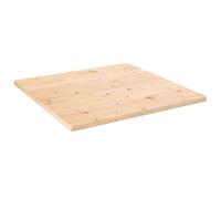 vidaXL Tablero de Mesa Cuadrado Madera Maciza de Pino 80x80x2,5 cm