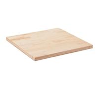 vidaXL Tablero de Mesa Cuadrado Madera Maciza de Pino 90x90x2,5 cm