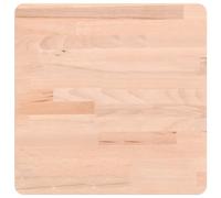 vidaXL Tablero de Mesa Cuadrado, Superficie de Mesa Auxiliar, Tablero de Mesa de Centro, Tablero de Repuesto, Madera Maciza de Haya 40X40X1,5 cm