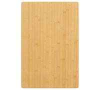 vidaXL Tablero de Mesa, Tabla de Mesita Rectangular de Café Noche Teléfono Estanterías, Muebles de Cuarto de Baño Comedor Sala de Estar, Bambú