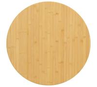 vidaXL Tablero de Mesa, Tablero Redondo, Repuesto de Superficie de Mesa, Tablero de Comedor para Restaurante Cafetería, Bambú Ø70x1,5 cm