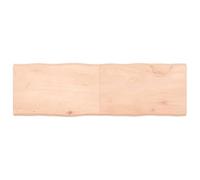 vidaXL Tablero de Mesa, Superficie de Escritorio, Tablero Repuesto de Mesa, Tablero de Estantería Comedor, Madera Maciza sin Tratar con Borde Natural