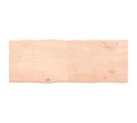 vidaXL Tablero de Mesa, Superficie de Escritorio, Tablero Repuesto de Mesa, Tablero de Estantería Comedor, Madera Maciza sin Tratar con Borde Natural
