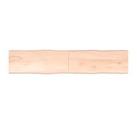 vidaXL Tablero de Mesa, Superficie de Escritorio, Tablero Repuesto de Mesa, Tablero de Estantería Comedor, Madera Maciza sin Tratar con Borde Natural