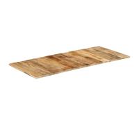 vidaXL Superficie de Mesa Tablero Restaurante Comedor Salón Sala de Estar Oficina Mueble Encimera 15-16 mm 140x60 cm Madera Maciza de Mango