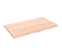 vidaXL Tablero de mesa – Superficie de escritorio, madera maciza roble sin tratar