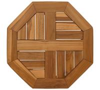 vidaXL Tablero de mesa octogonal de madera maciza de teca 40x40x2,5 cm, superficie de mesa, tablero de mesa de repuesto, tablero de muebles de madera