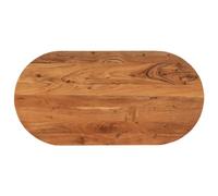 vidaXL Tablero de Mesa Ovalado Madera Maciza de Acacia 100x50x3,8 cm