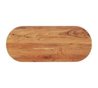 vidaXL Tablero de Mesa Ovalado Madera Maciza de Acacia 140x60x3,8 cm