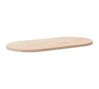 vidaXL Tablero de Mesa Ovalado Madera Maciza de Pino 100x50x2,5 cm