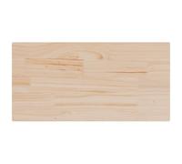 vidaXL Tablero de mesa rectangular 2 uds madera de pino 60x30x1,7 cm