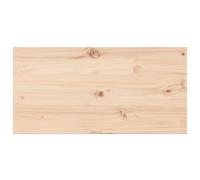 vidaXL Tablero de Mesa Rectangular 2 uds Madera de Pino 90x45x2,5 cm