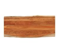 vidaXL Tablero de Mesa Rectangular Borde Natural Acacia 140x60x2,5 cm