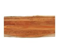 vidaXL Tablero de Mesa Rectangular Borde Natural Acacia 140x60x3,8 cm, Tablero, Tablero de Mesa Rectangular, Tablero de Mesa de Comedor