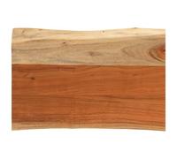 vidaXL Tablero de Mesa Rectangular Borde Natural Acacia 70x40x3,8 cm