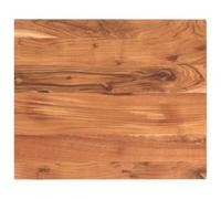 vidaXL Tablero de Mesa Rectangular de Madera Maciza de Acacia 60x50x2,5cm, Superficie para Mesa de Centro