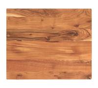 vidaXL Tablero de Mesa Rectangular de Madera Maciza de Acacia 60x50x2,5cm, Superficie para Mesa de Centro