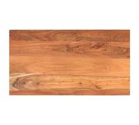 vidaXL Tablero de Mesa Rectangular Madera Maciza Acacia 120x50x2,5 cm, Superficie de Mesa, Tablero de Mesa de Madera, Tablero de Mesa de Centro