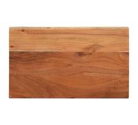 vidaXL Tablero de Mesa Rectangular de Madera Maciza de Acacia 40x20x2,5 cm, Superficie para Mesa de Centro