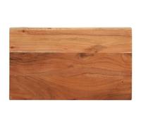 vidaXL Tablero de mesa rectangular madera maciza acacia 40x20x3,8 cm, superficie de mesa, tablero de mesa de madera, tablero de mesa de centro