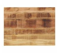 vidaXL Tablero de mesa rectangular madera maciza mango 80x70x1,5 cm, superficie de mesa, tablero de mesa de madera, tablero de mesa de centro