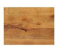 vidaXL Tablero de Mesa Rectangular Madera Maciza Mango 90x60x2,5 cm