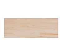 vidaXL Tablero de mesa rectangular madera maciza de pino 110x40x1,7 cm