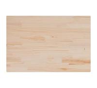 vidaXL Tablero de Mesa Rectangular Madera Maciza Pino 80x50x2,5 cm, Superficie de Mesa, Tablero de Mesa de Madera, Tablero de Mesa de Comedor