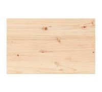 vidaXL Tablero de Mesa Rectangular Madera Maciza Pino 80x50x2,5 cm, Superficie de Mesa, Tablero de Mesa de Madera, Tablero de Mesa de Comedor