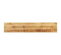 vidaXL Tablero de Mesa Rectangular Madera Mango Rugosa 140x40x3,8 cm, Superficie de Mesa, Tablero de Mesa de Madera, Tablero de Mesa de Centro