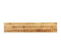 vidaXL Tablero de mesa rectangular madera mango rugosa 160x40x3,8 cm, superficie de mesa, tablero de mesa de madera, tablero de mesa de centro