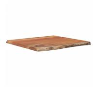 vidaXL Tablero de Mesa Rectangular, Tablero de Mesa Auxiliar de Centro, Tablero de Repuesto, Tablero de Muebles, Acacia Borde Vivo 40x40x2,5 cm